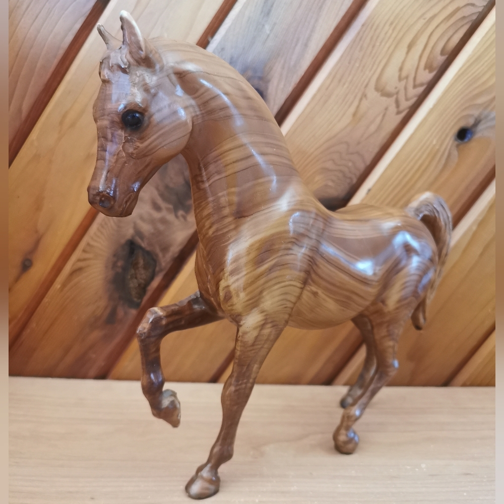 Vintage Breyer Arabian Stallion Wood Horse